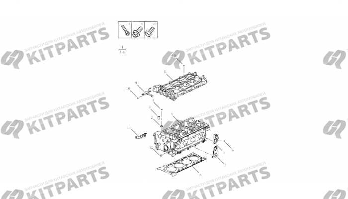 Головка блока цилиндров в сборе [JLE-4G18TD-B06] Geely Atlas