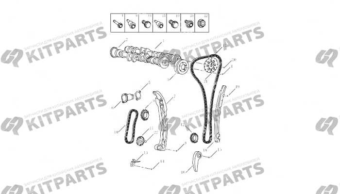 Распредвалы, цепь [JLD-4G20-A45\A017,JL] Geely Atlas