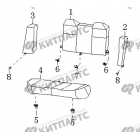 Заднее сиденье. Вид 2.