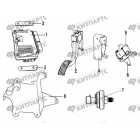 Блок управления двигателем,педаль газа