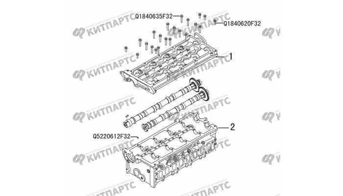 Постель крепления распредвалов Great Wall Hover H5